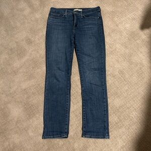 Levi's Women's 312 Shaping Slim Jeans in Dark Blue